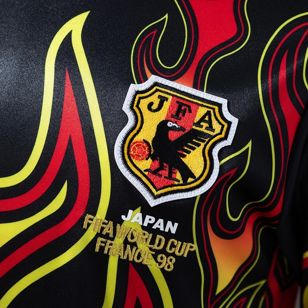 1998 JAPAN GOALKEEPER BLACK FIREWORKS LONG SLEEVE