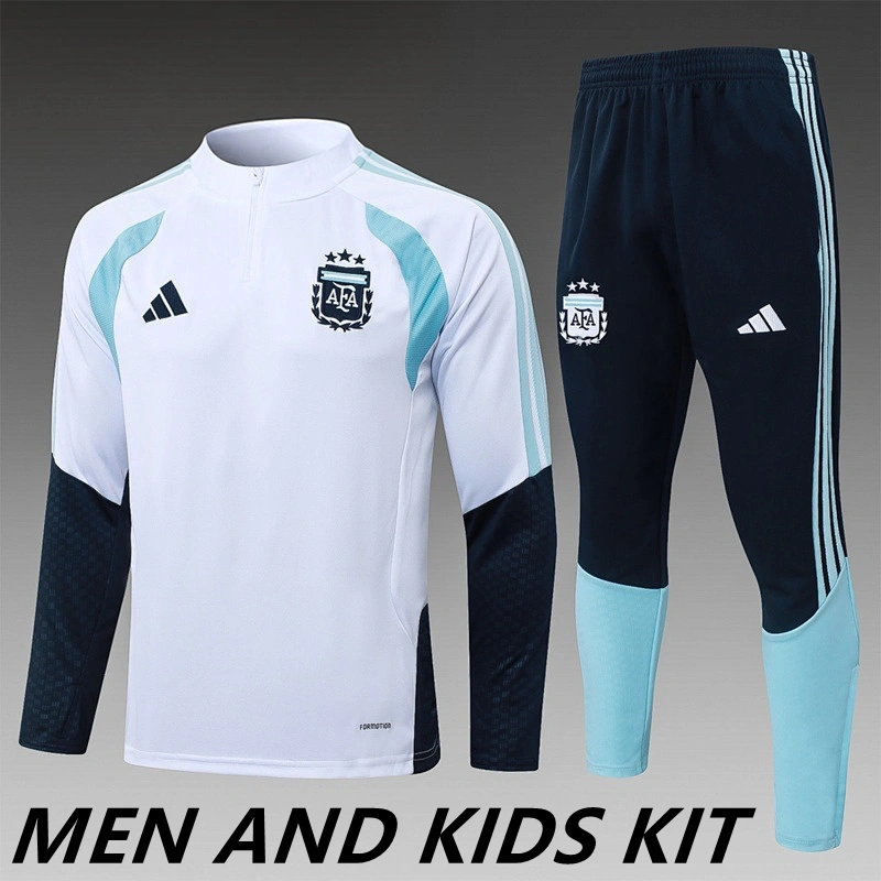 2026-27 ARGENTINA TRACKSUITS TRAINING SUIT—WHITE