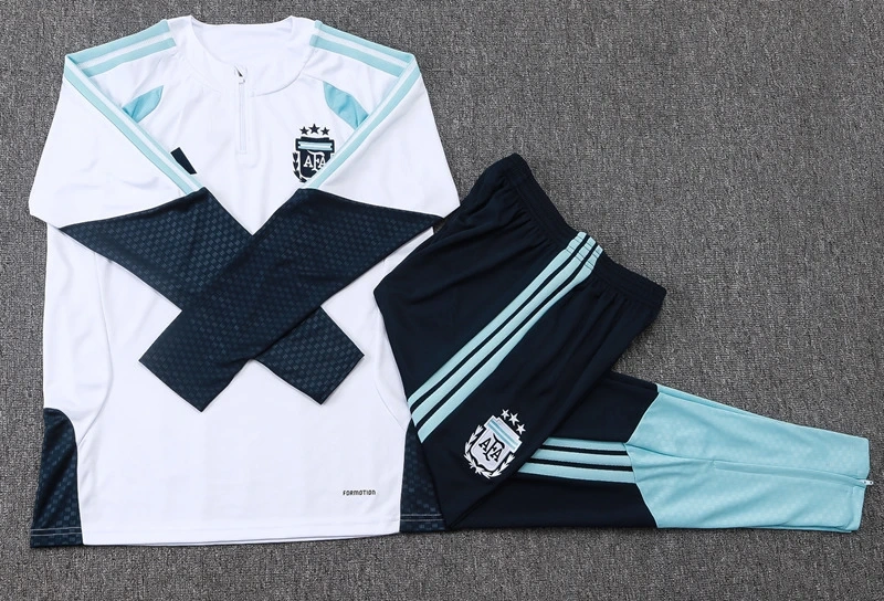 2026-27 ARGENTINA TRACKSUITS TRAINING SUIT—WHITE