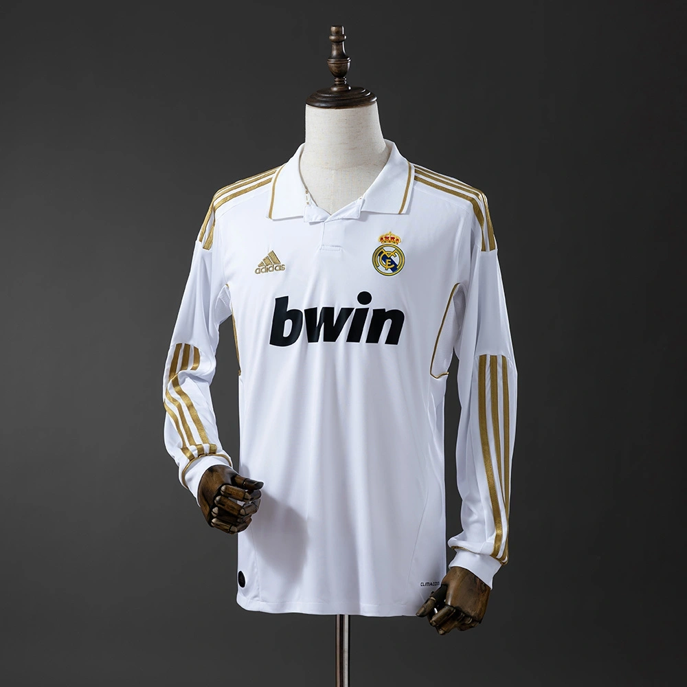 2011-12 REAL MADRID HOME LONG SLEEVE (FAN VERSION)