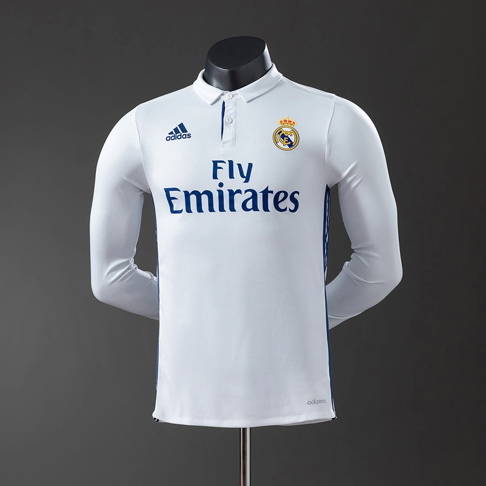 2016-17 REAL MADRID LONG SLEEVE PLAYER VERSION HOME