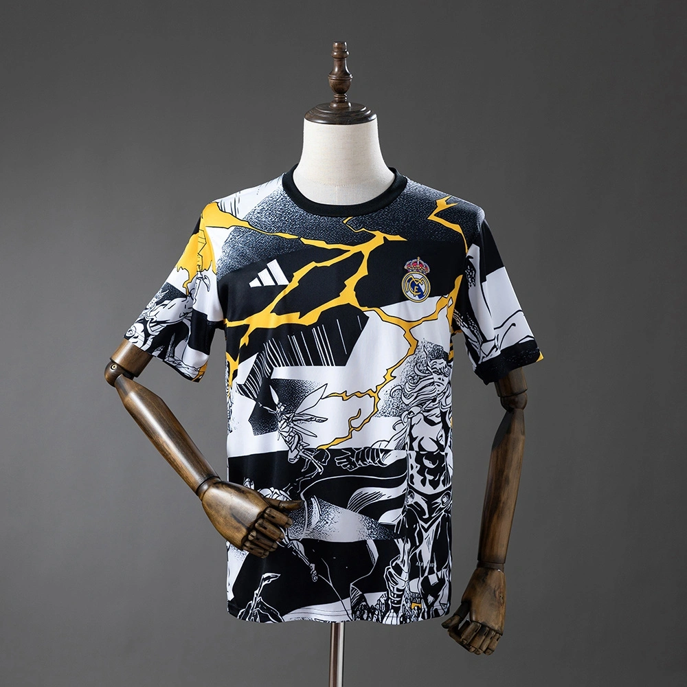 2025-26 REAL MADRID MARVEL T-SHIRT WHITEGOLD