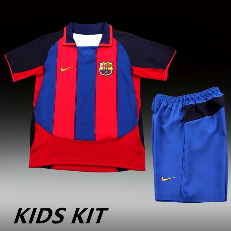 2003-04 BARCELONA HOME KIDS KIT
