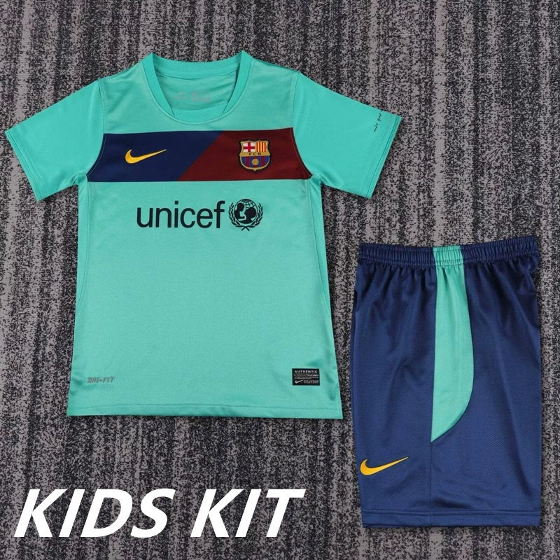 2010-11 BARCELONA AWAY KIDS KIT