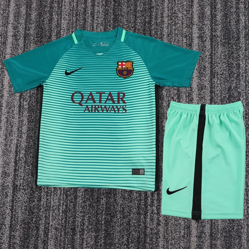 2016-17 BARCELONA THIRD AWAY KIDS KIT