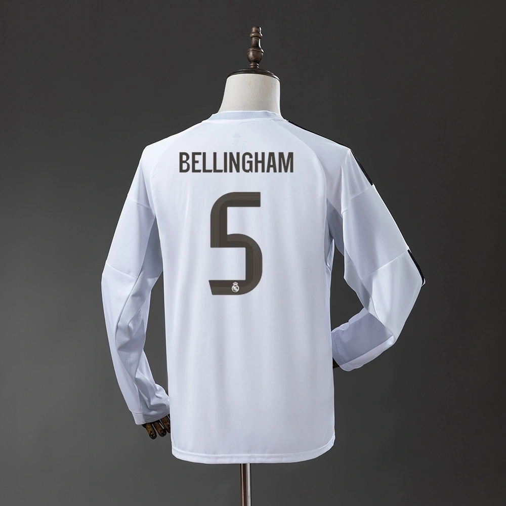 2025-26 REAL MADRID LONG SLEEVE HOME （FAN VERSION）