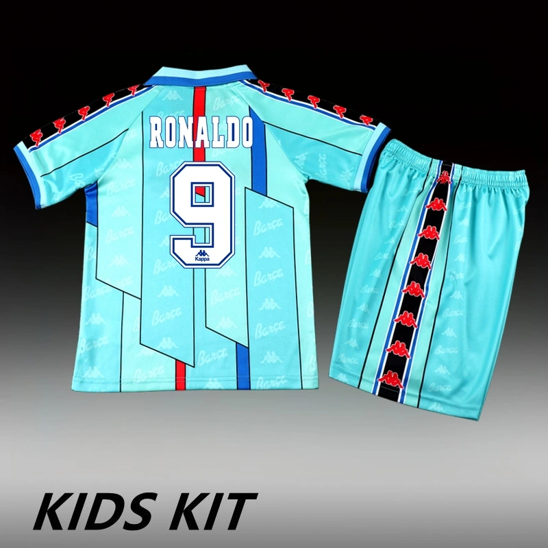1995-97 BARCELONA AWAY KIDS KIT