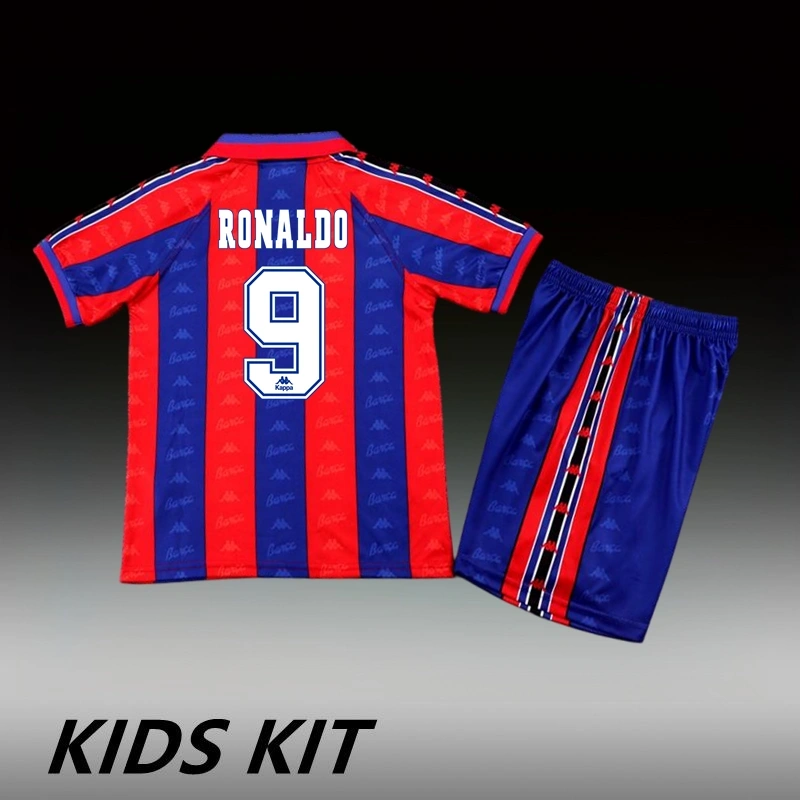 1995-97 BARCELONA HOME KIDS KIT