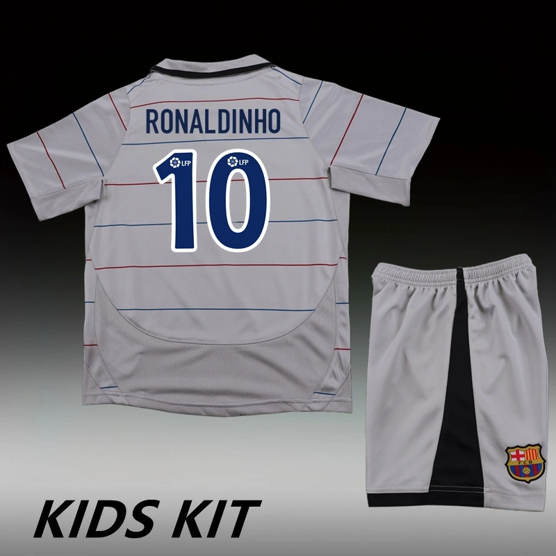 2003-04 BARCELONA AWAY KIDS KIT