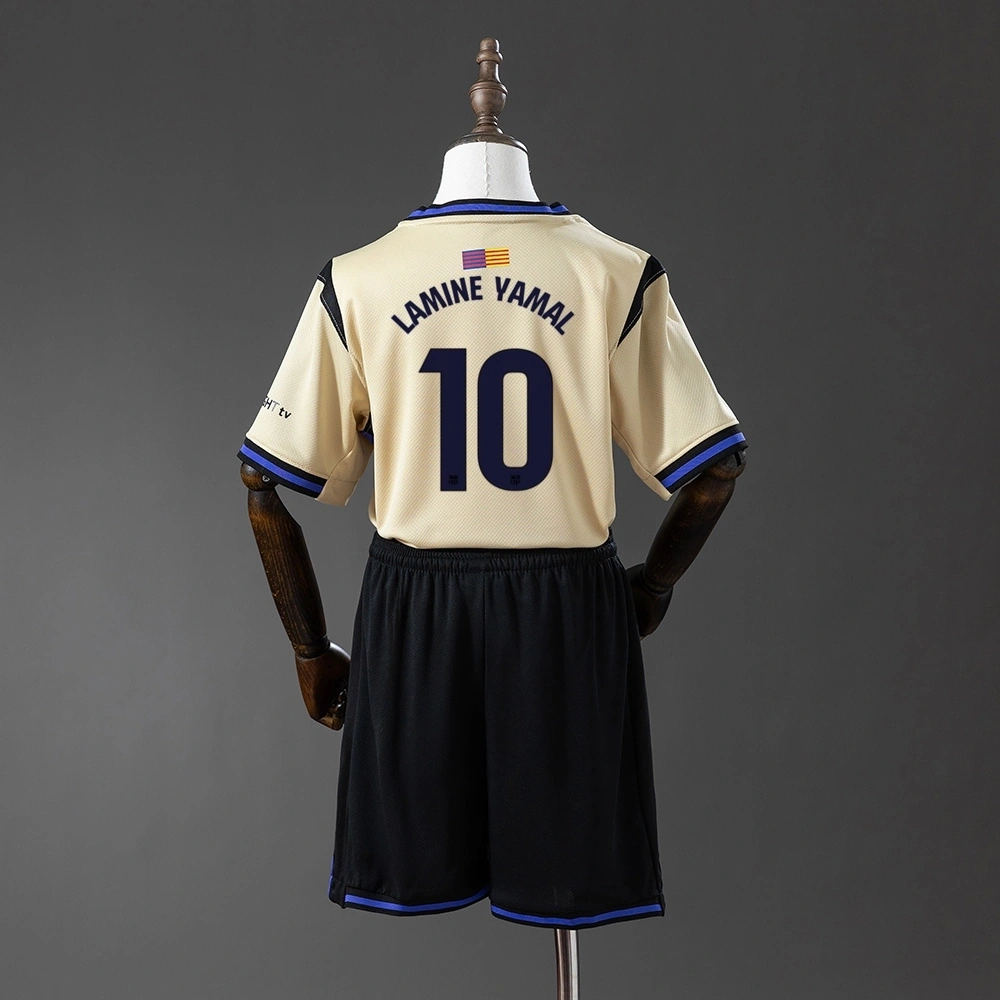 2025-26 BARCELONA AWAY MEN AND KIDS KIT
