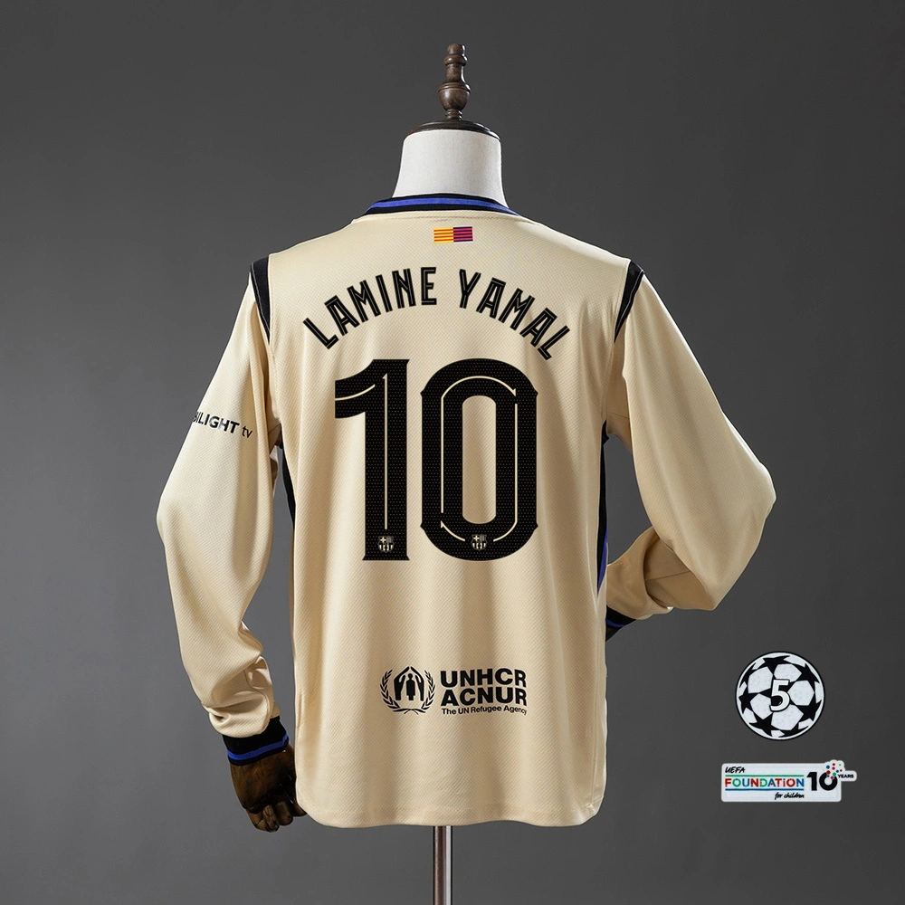 2025-26 BARCELONA AWAY LONG SLEEVE (FAN VERSION)
