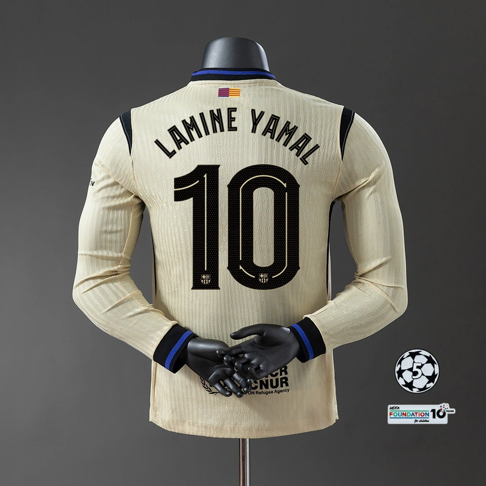 2025-26 BARCELONA AWAY LONG SLEEVE (PLAYER VERSION)