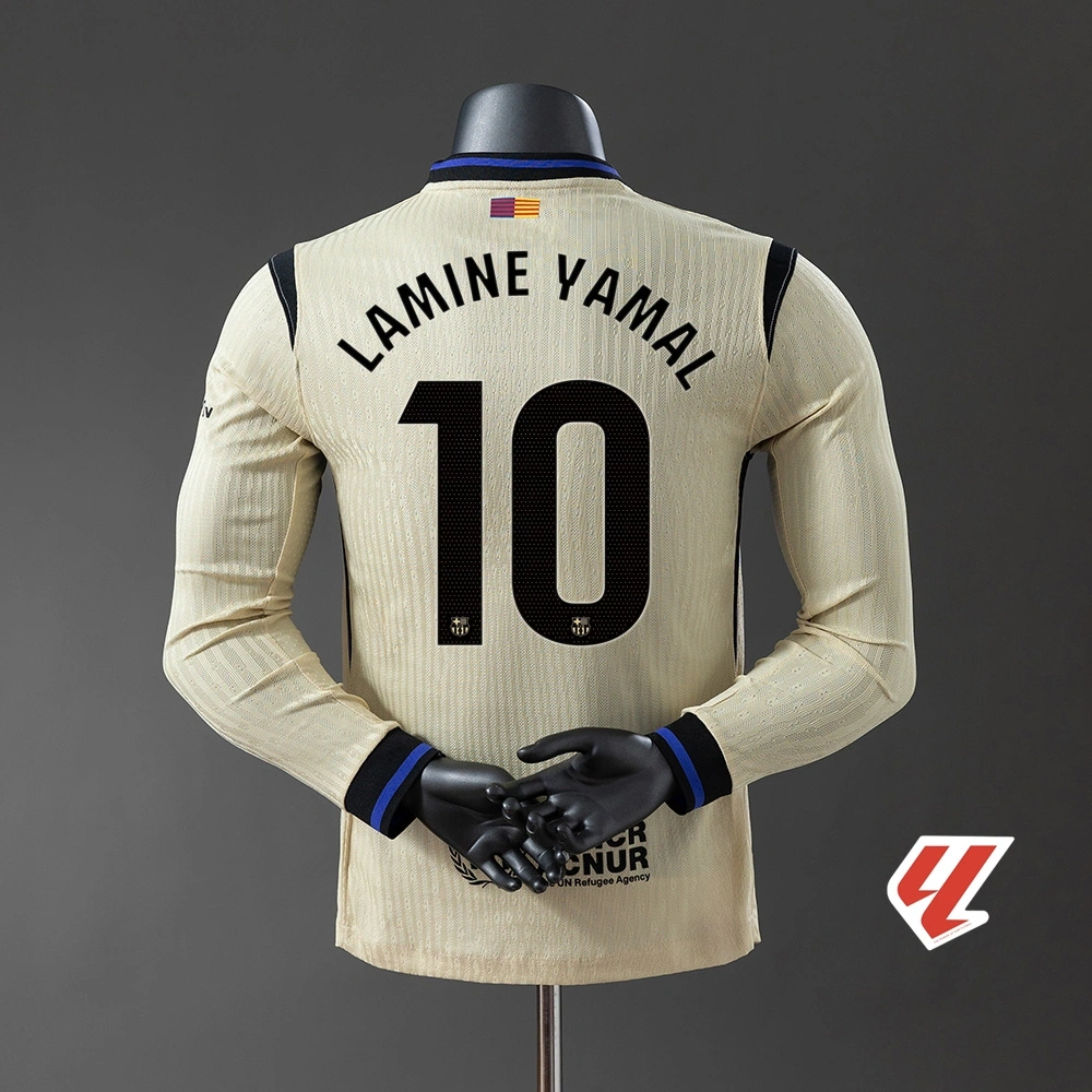 2025-26 BARCELONA AWAY LONG SLEEVE (PLAYER VERSION)