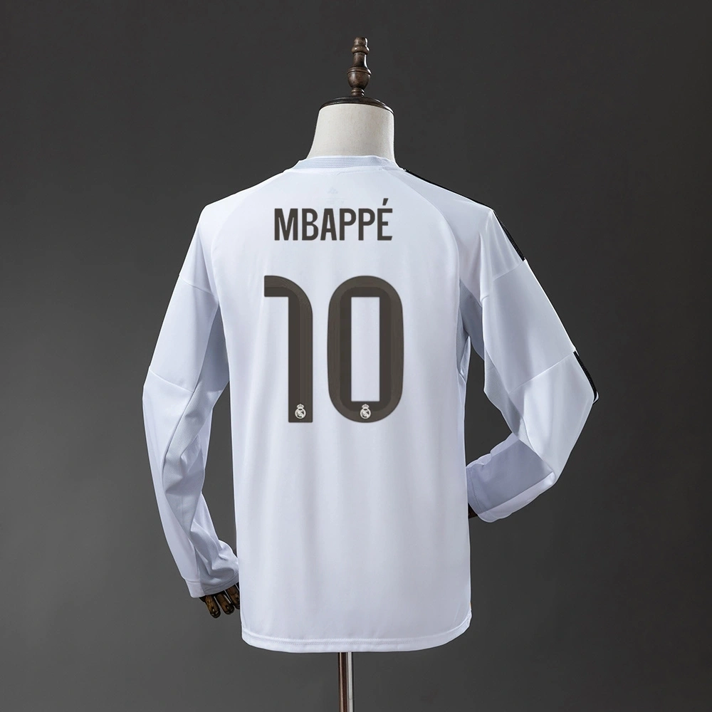 2025-26 REAL MADRID LONG SLEEVE HOME （FAN VERSION）