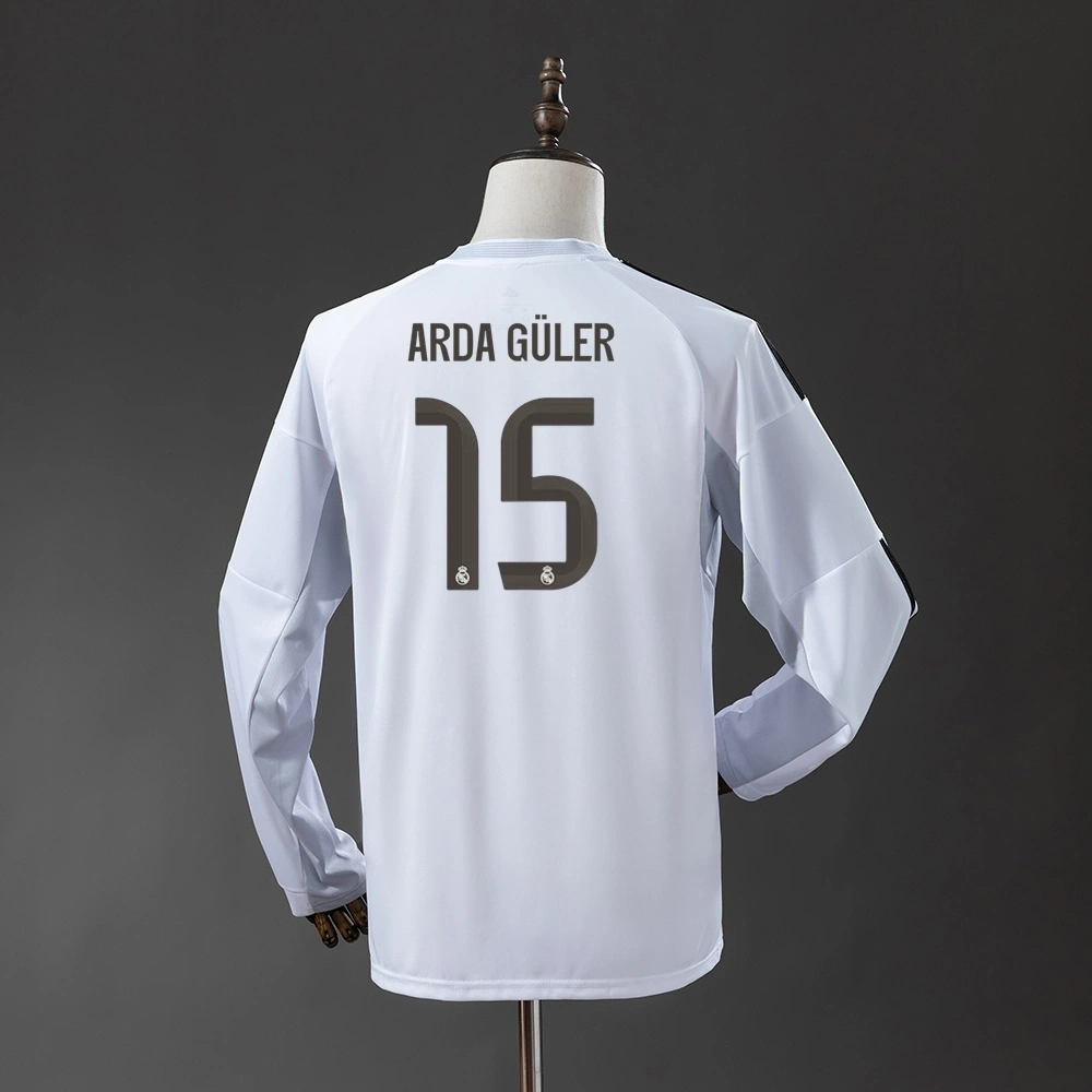 2025-26 REAL MADRID LONG SLEEVE HOME （FAN VERSION）