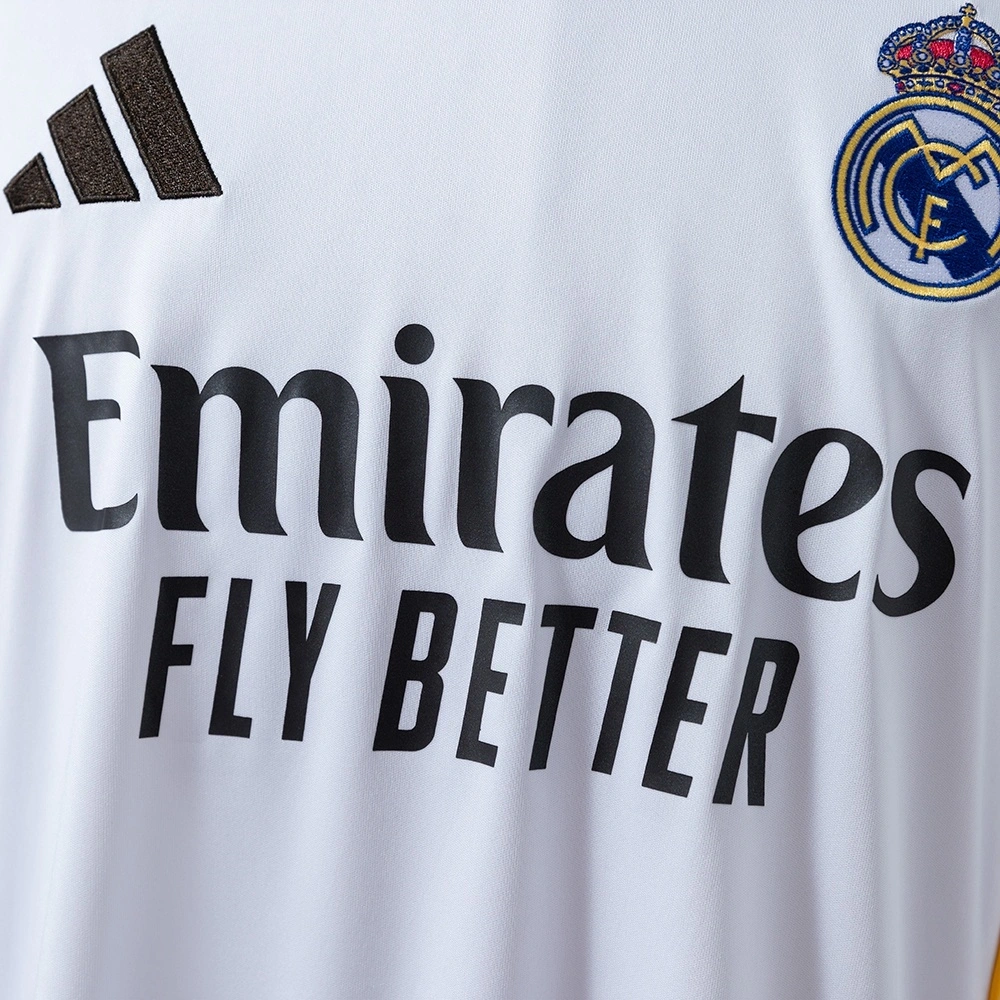 2025-26 REAL MADRID LONG SLEEVE HOME （FAN VERSION）
