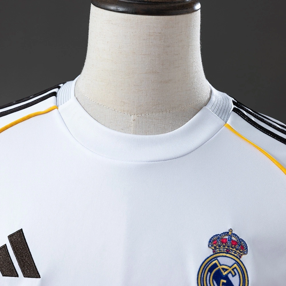 2025-26 REAL MADRID LONG SLEEVE HOME （FAN VERSION）
