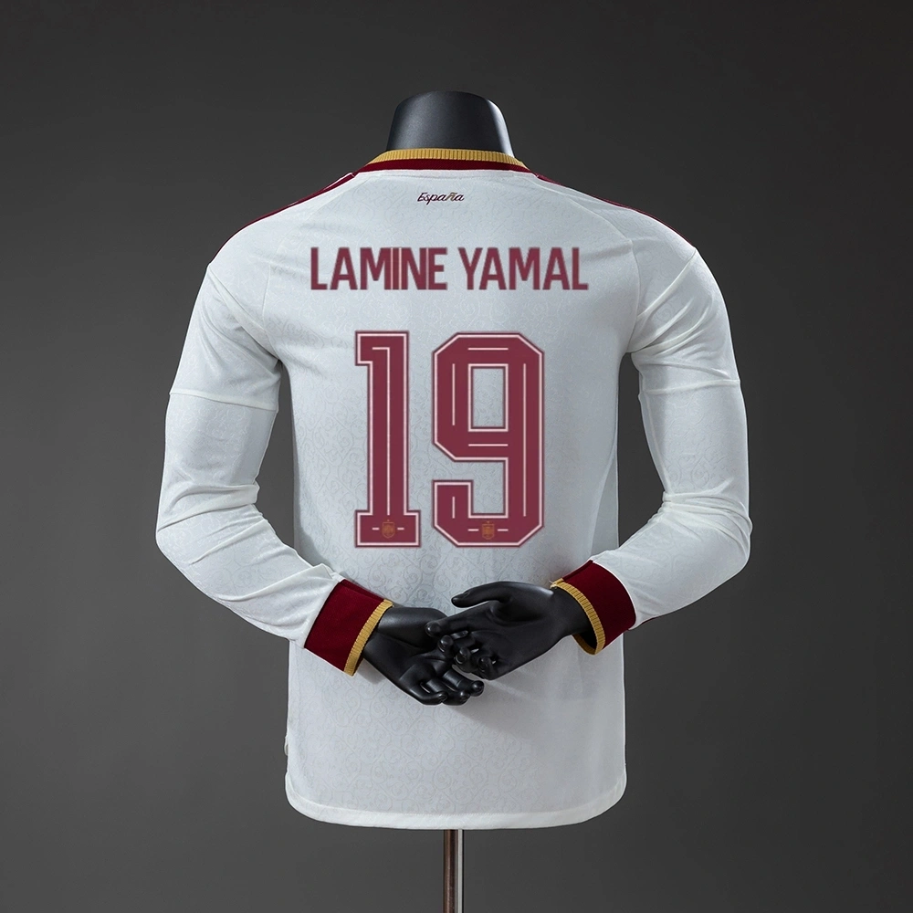 2026 SPAIN AWAY WORLD CUP LONG SLEEVE (PLAYER VERSION)