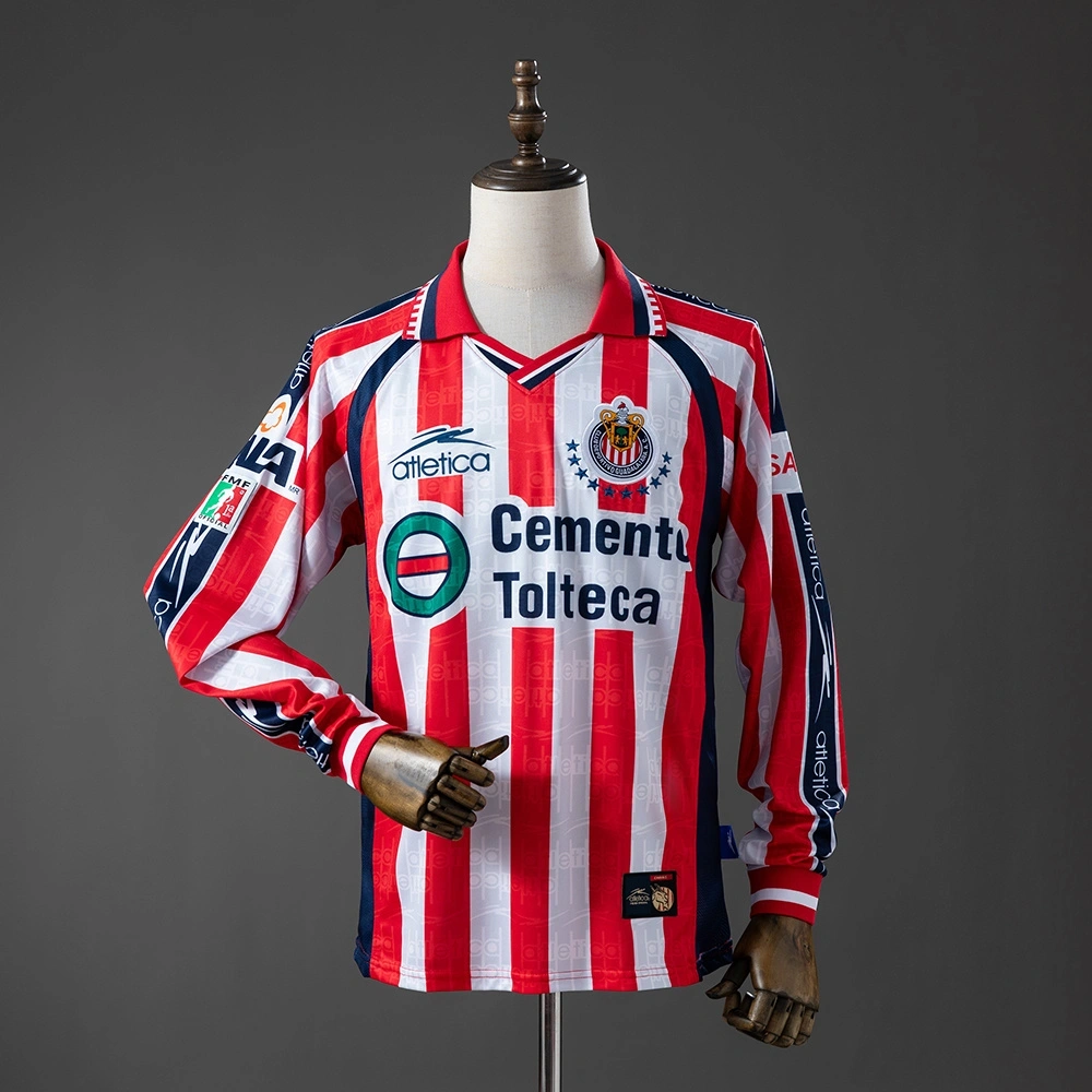 1999-00 CHIVAS GUADALAJARA HOME LONG SLEEVES