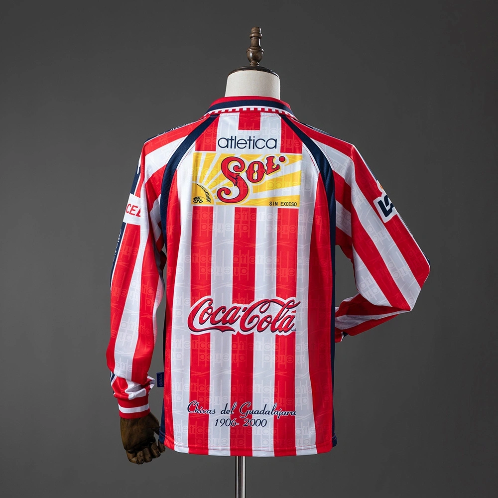1999-00 CHIVAS GUADALAJARA HOME LONG SLEEVES