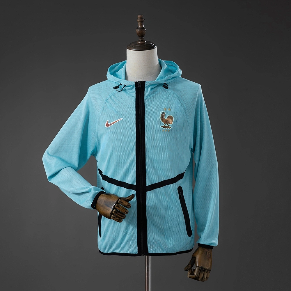 2026 FRANCE MEN'S FOOTBALL ANTHEM JACKET - LIGHT BLUE