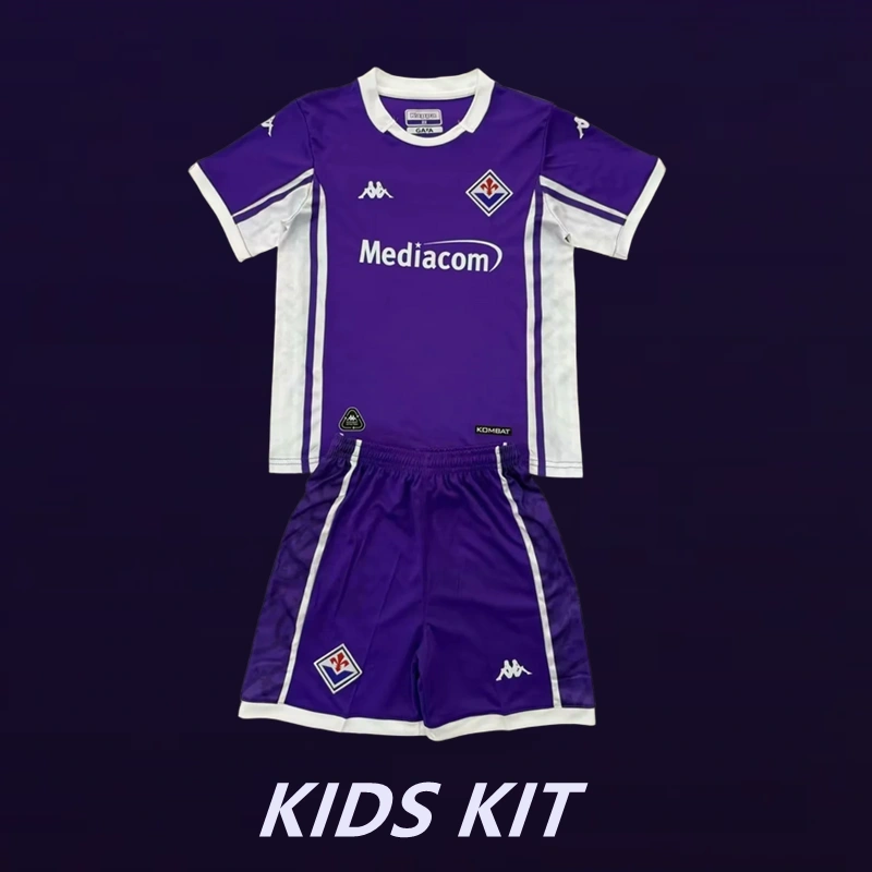 2025-26 FIORENTINA HOME KIDS KIT