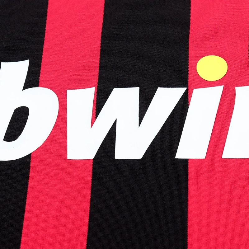 2006-07 AC MILAN HOME LONG SLEEVE KIDS KIT