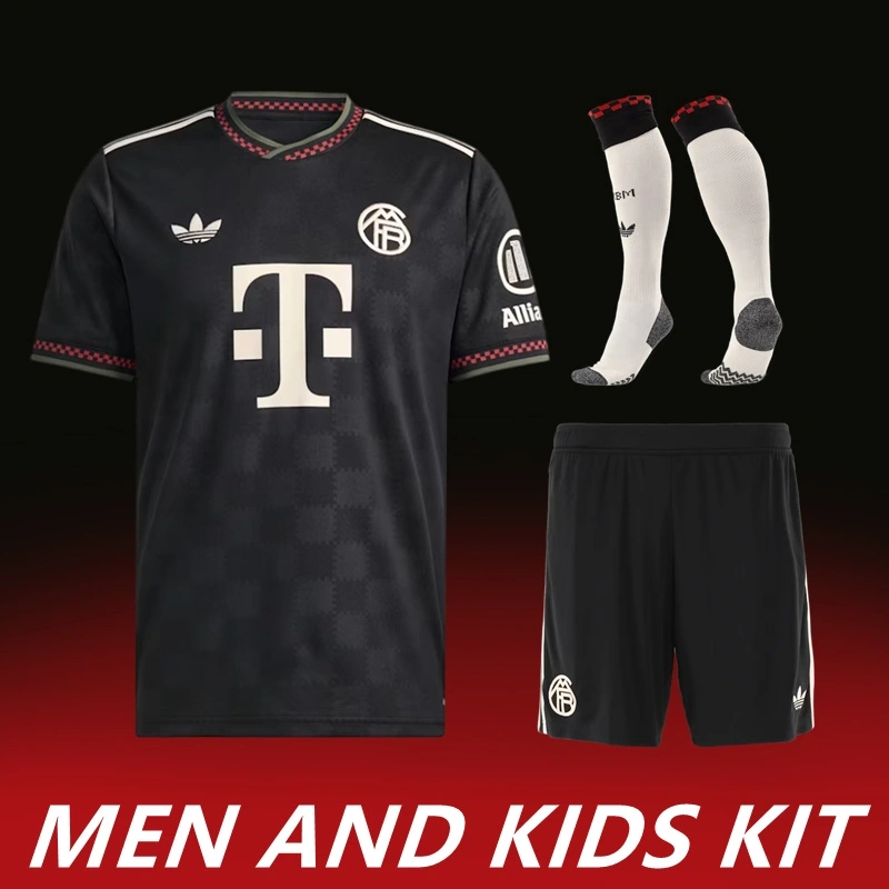 2025-26 BAYERN MUNICH THIRD AWAY MEN AND KIDS KIT