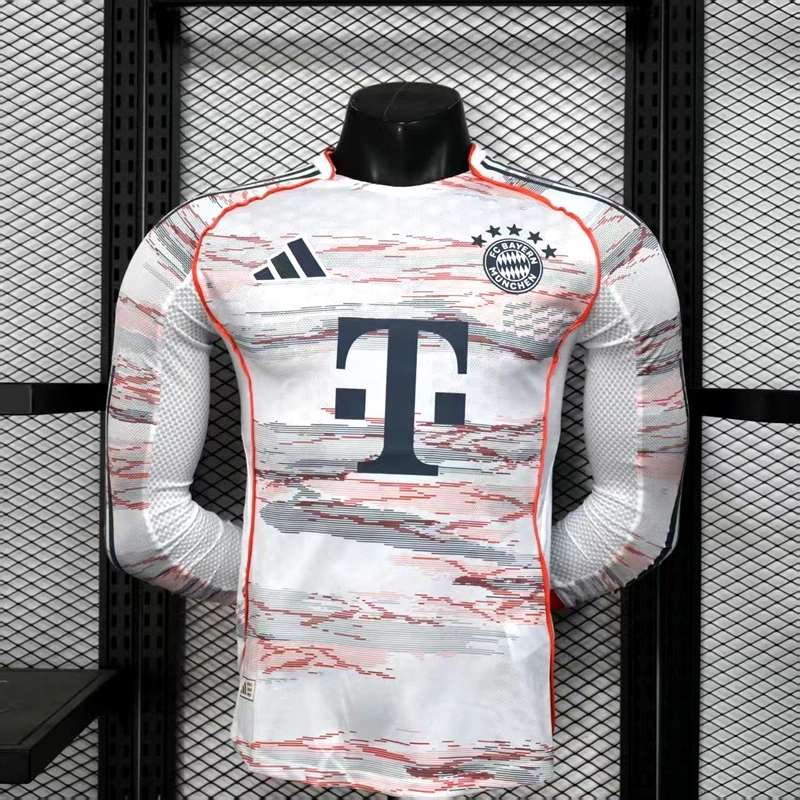 2025-26 BAYERN MUNICH AWAY LONG SLEEVE PLAYER VERSION