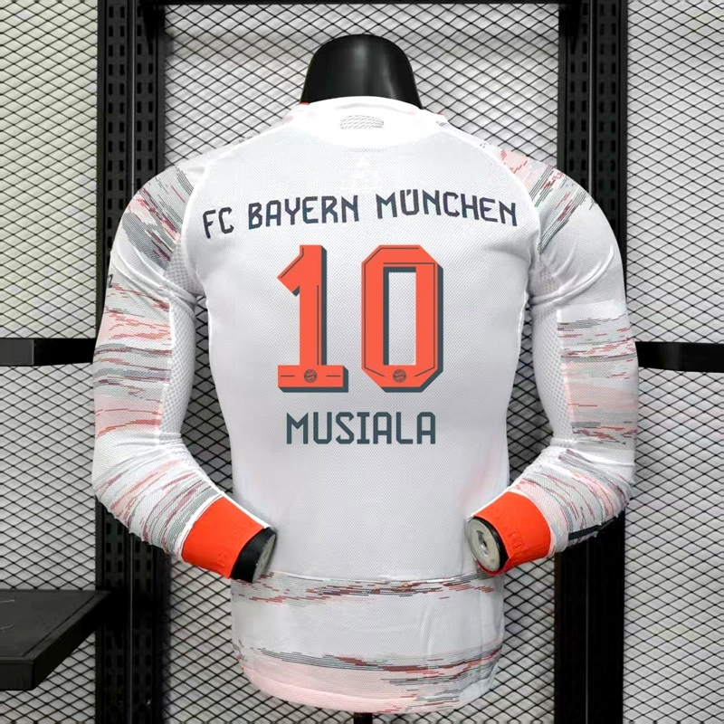 2025-26 BAYERN MUNICH AWAY LONG SLEEVE PLAYER VERSION