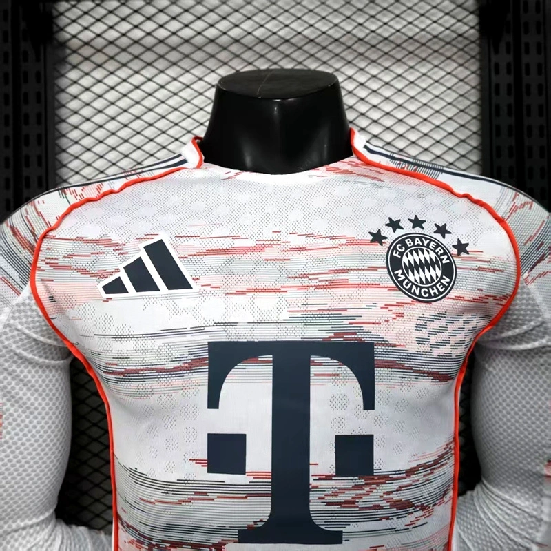 2025-26 BAYERN MUNICH AWAY LONG SLEEVE PLAYER VERSION