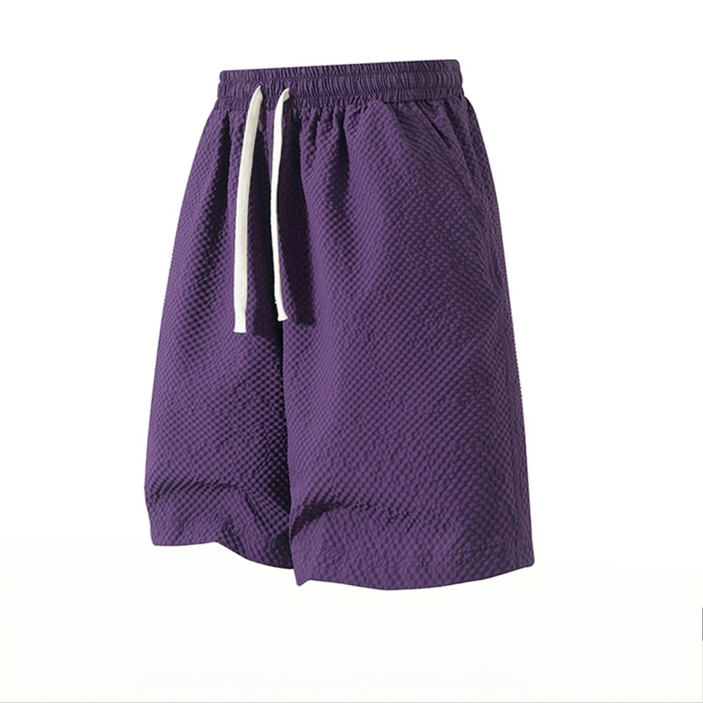 Purple men's sports summer shorts
