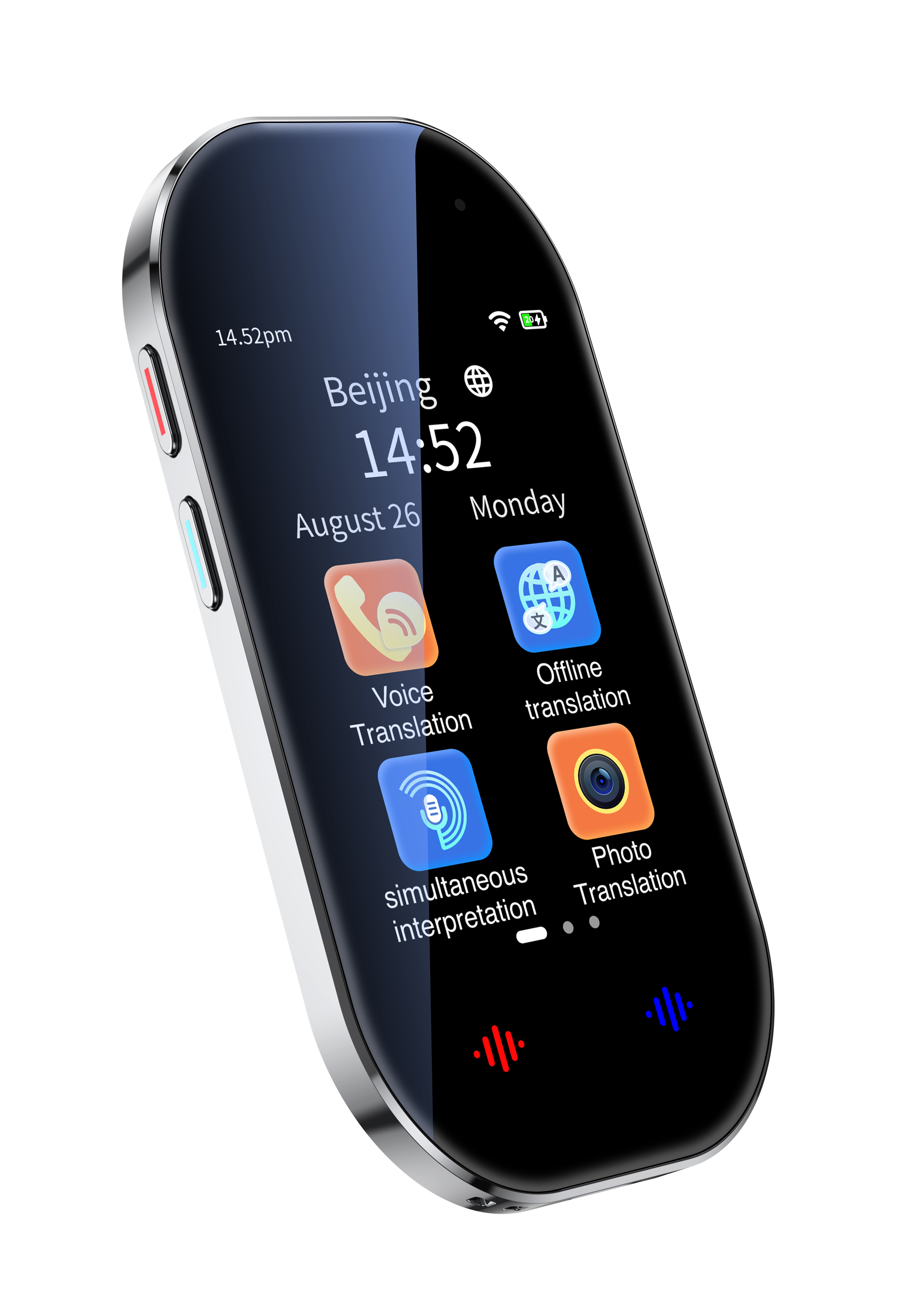Translation machine D6 AI Language Translator Device Android 8.1 System