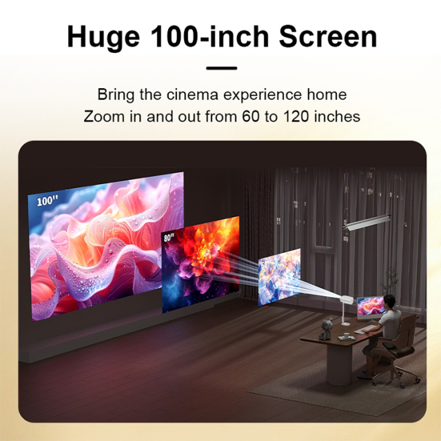 Projector TS-5 Support cracked version 4K LCD Home Smart Portable Outdoor