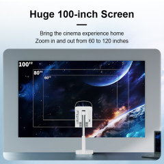 Projector TS-9 Support cracked version 4K  LCD Home Smart Portable Outdoor