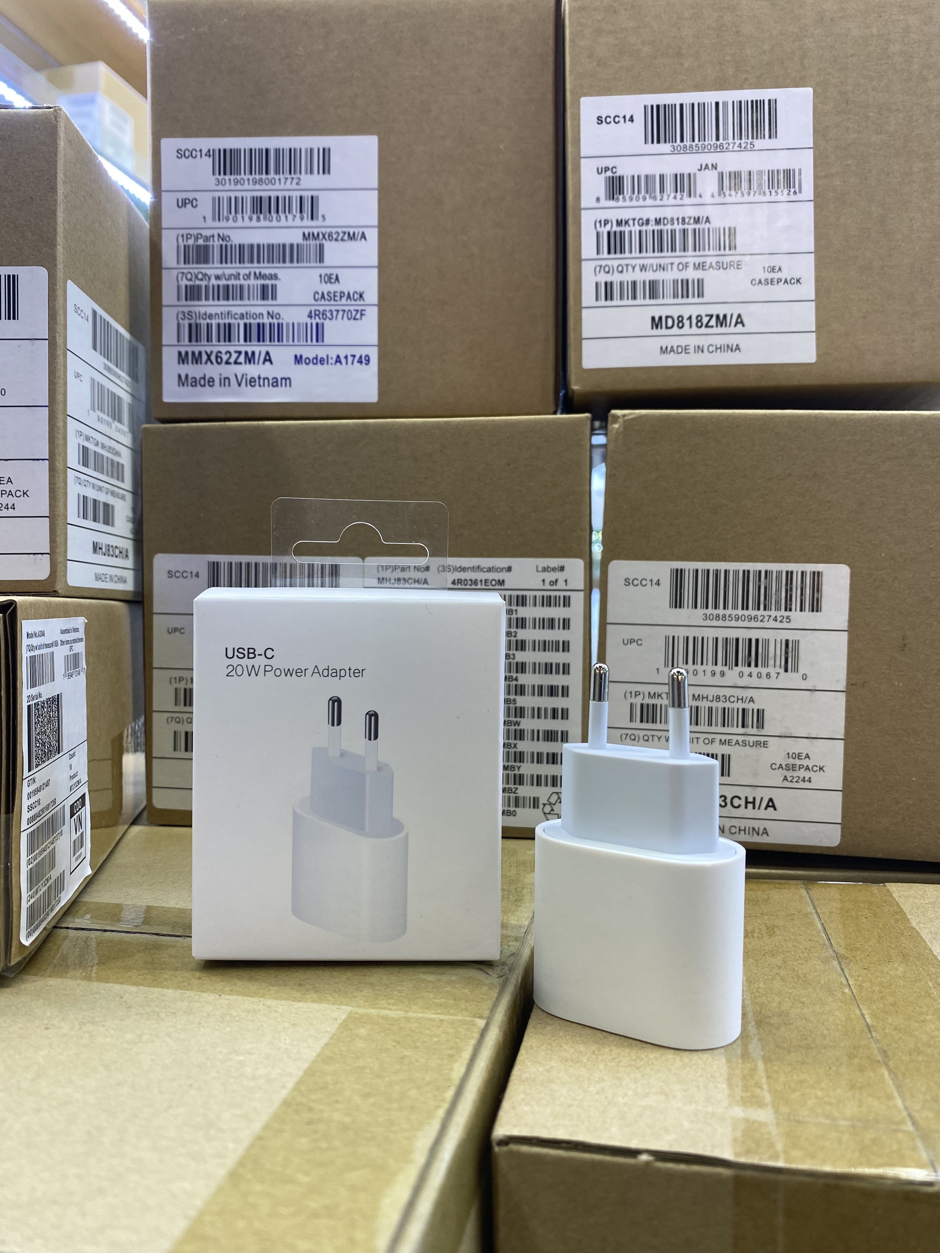 20W EU Charger and cable 10 in 1 set