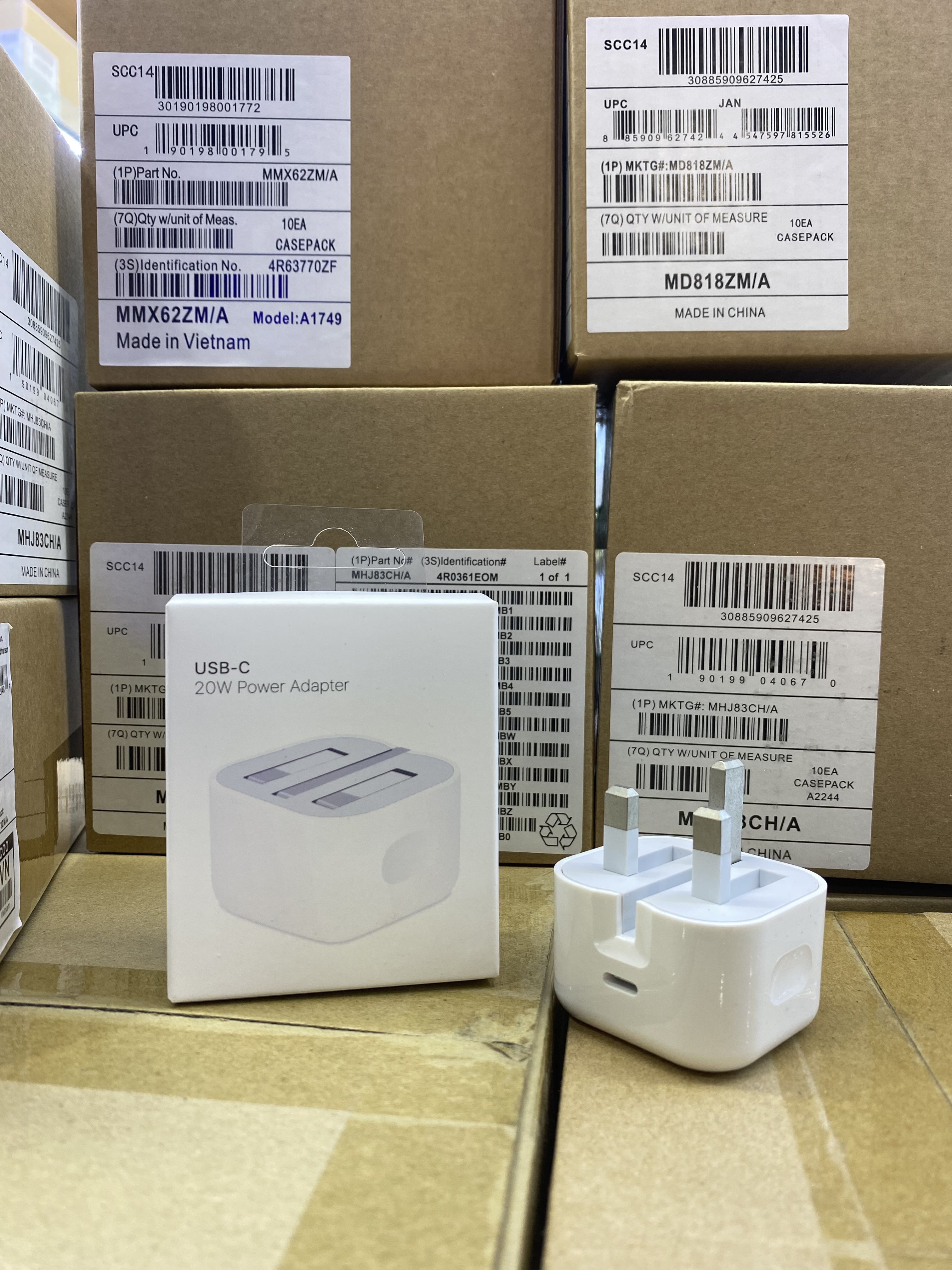 UK  20w charger  10 in 1 set