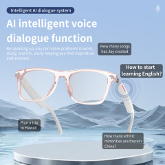 SENBONO E13 AI Translate Smart Sunglasses Wireless BT Sunglasses Outdoor Smart Sport Hands-Free Call Music AI Smart Glasses