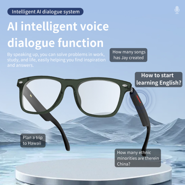 Hot New AI Translation High Tech Bluetooth Glasses Directional Audio Smart Bluetooth Sunglasses Smart Eyewear