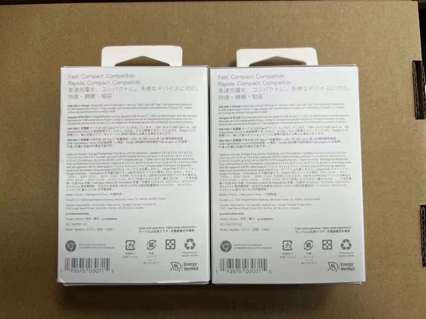 Google high quality 30W c type mobile phone charger