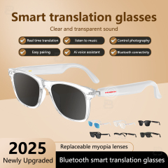 E13 AI Translate Smart Sunglasses Wireless BT Sunglasses Outdoor Smart Sport Hands-Free Call Music AI Smart Glasses