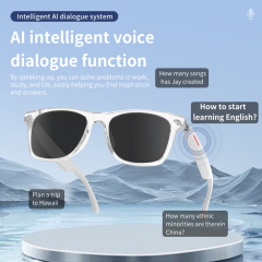Fashion Luxury Custom AR Smart Ai Translation Eye Glass Optical Eyewear Anti Blue Light Blocking Sun AR AI Smart Glasses
