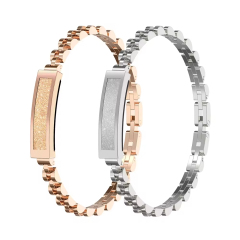 TKYUAN Fashion Luxury Ladies S2 Smart Bracelet Heart Rate Blood Oxygen Sport Sleep Monitor Sport Zinc Alloy Bracelet For Women