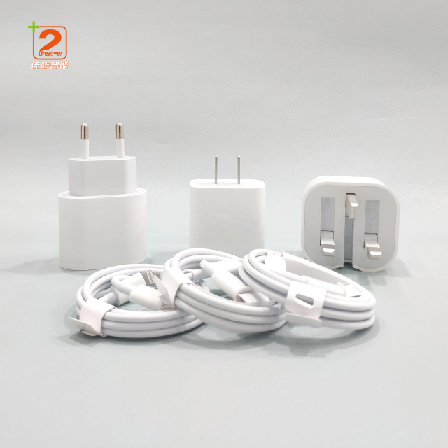 1:1 Original Quality PD 20w Fast Charger Usb-c EU US UK AU Charging Adapter for IP 11 12 13 14 15 16 promax Charger