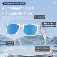 AI Translate Earbuds & Glasses W100 Hand Free Calling Sunglasses Translation in Stylish Wearables Smart Wearable Headset