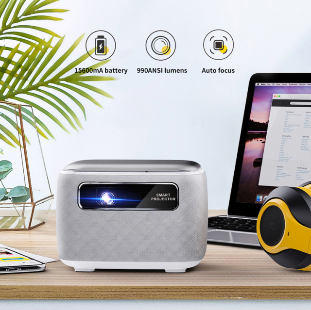 V8 DLP Projector Support cracked version 4K Home Smart Portable Outdoor