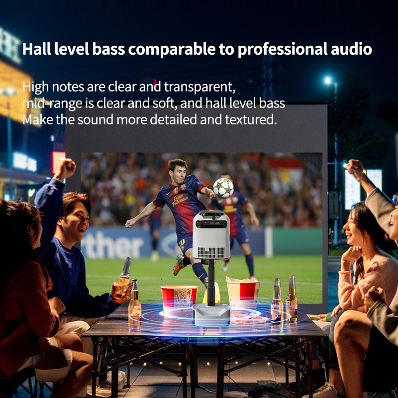 TS-1 Projector Support cracked version 4K Home Smart Portable Outdoor