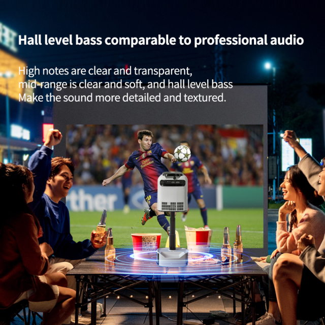 TS-1 Projector Support cracked version 4K Home Smart Portable Outdoor