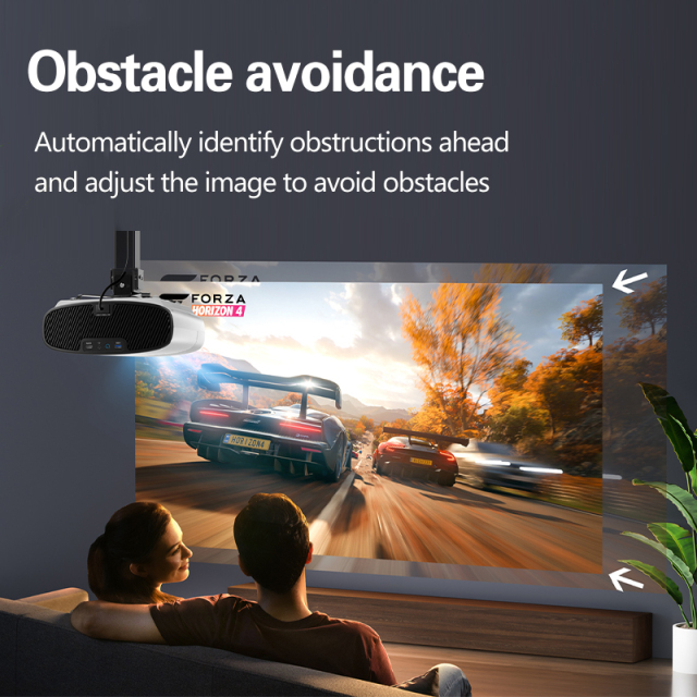 3D DLP Projector Q7 Support cracked version 4K LCD Home Smart Portable Outdoor