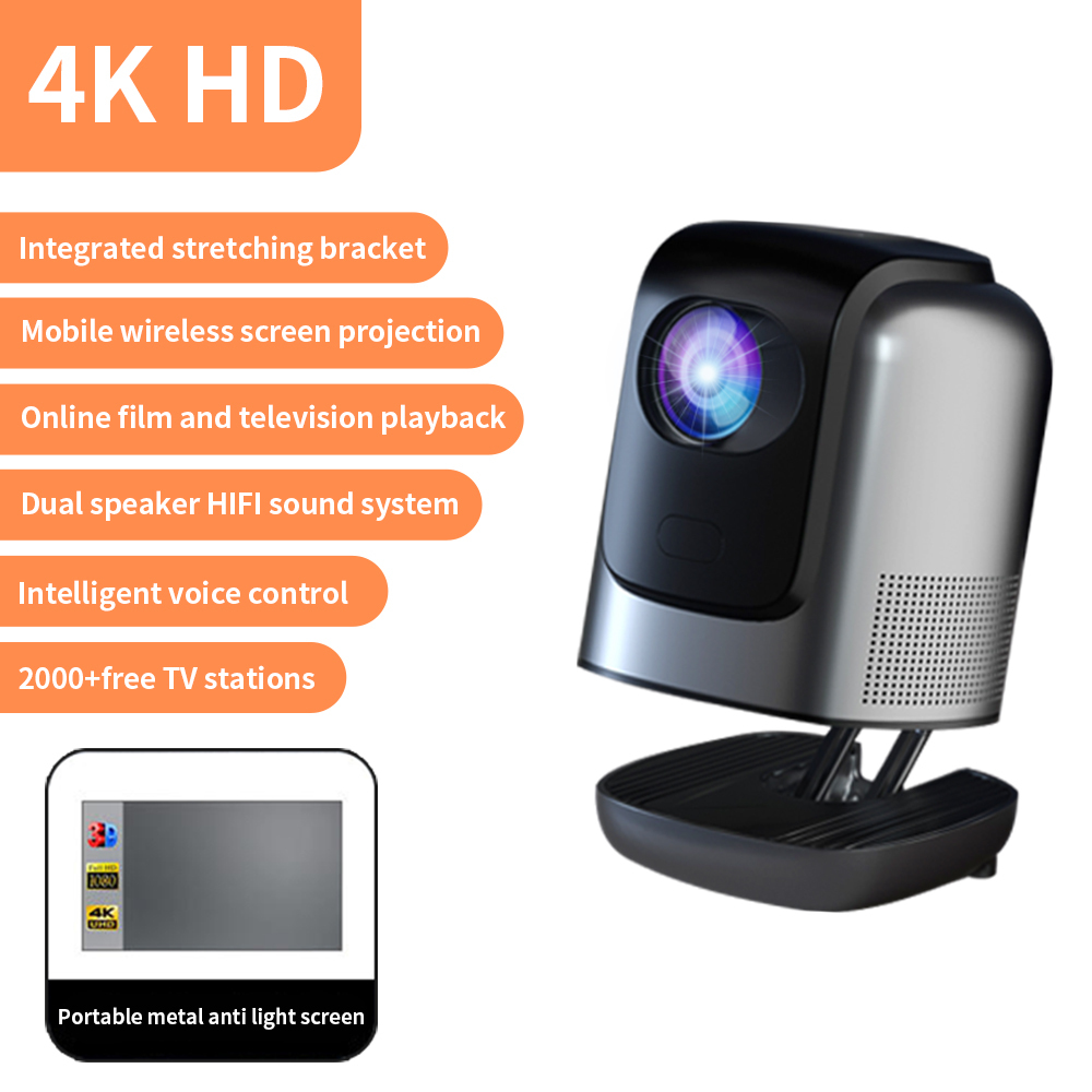 TZ-1 Projector Support cracked version 4K Home Smart Portable Outdoor